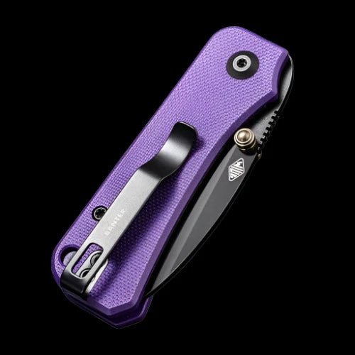 CIVIVI Baby Banter with Purple G10 Handle and Black Stonewashed Blade - Boss Components