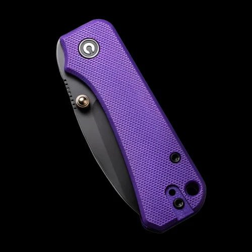 CIVIVI Baby Banter with Purple G10 Handle and Black Stonewashed Blade - Boss Components