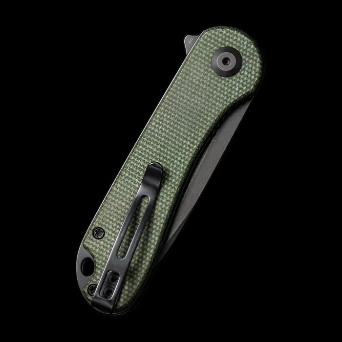 CIVIVI Elementum Flipper Knife Green Micarta Handle (2.96" D2 Blade) - Boss Components