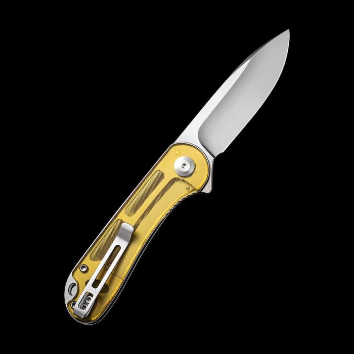 CIVIVI Elementum Flipper, Ultem Handle, Satin Finish, 2.96" D2 Blade - Boss Components