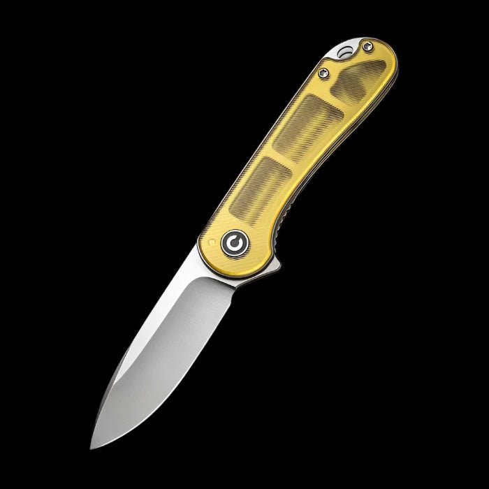 CIVIVI Elementum Flipper, Ultem Handle, Satin Finish, 2.96" D2 Blade - Boss Components