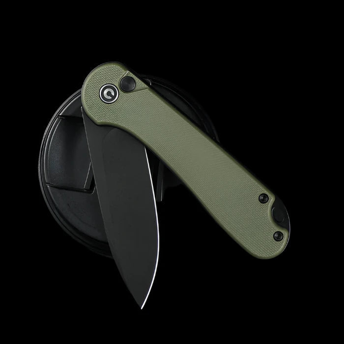 CIVIVI Elementum II Flipper, OD Green G10 Handle, 2.96" Nitro - V Blade - Boss Components