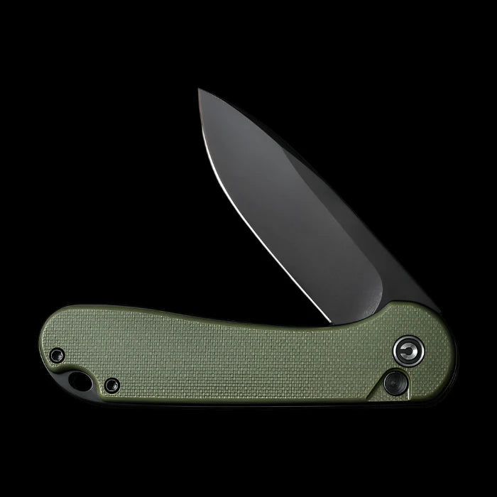 CIVIVI Elementum II Flipper, OD Green G10 Handle, 2.96" Nitro - V Blade - Boss Components