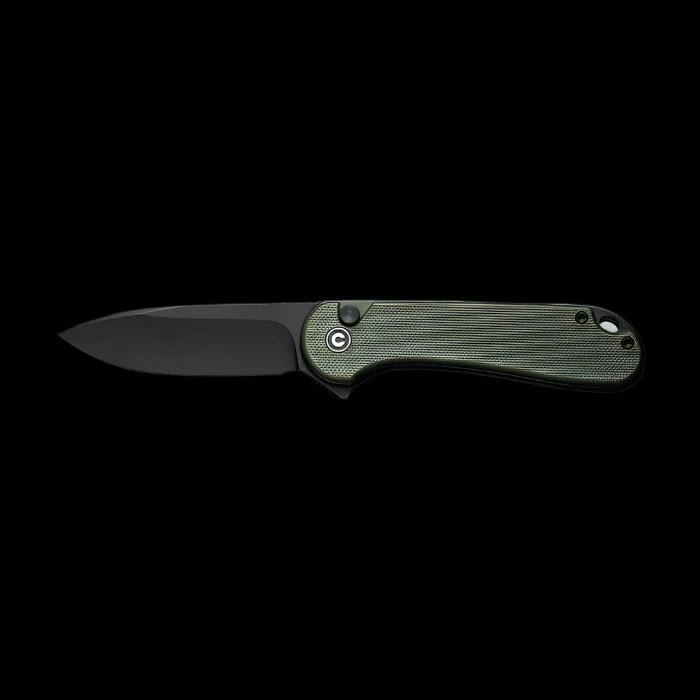 CIVIVI Elementum II Flipper, OD Green G10 Handle, 2.96" Nitro - V Blade - Boss Components