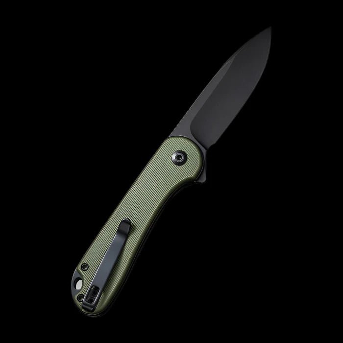 CIVIVI Elementum II Flipper, OD Green G10 Handle, 2.96" Nitro - V Blade - Boss Components