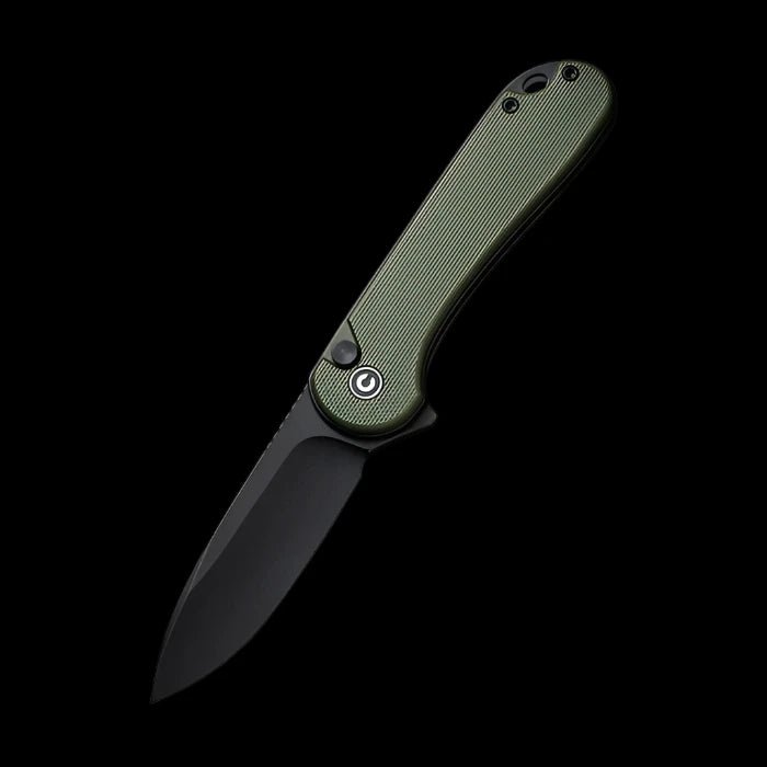 CIVIVI Elementum II Flipper, OD Green G10 Handle, 2.96" Nitro - V Blade - Boss Components