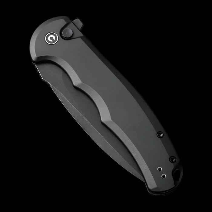 CIVIVI Praxis Flipper, Black Aluminum Handle, 3.75" Nitro - V Blade - Boss Components