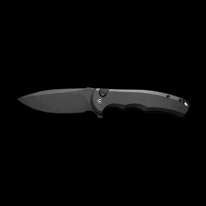 CIVIVI Praxis Flipper, Black Aluminum Handle, 3.75" Nitro - V Blade - Boss Components